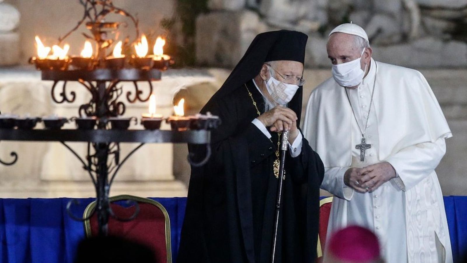 Francisco y el patriarca Bartolomé I