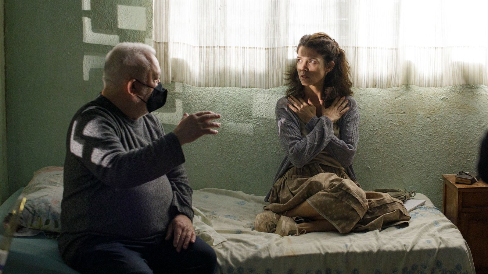 Rodaje de 'La mirada de Lucía', de Imanol Uribe