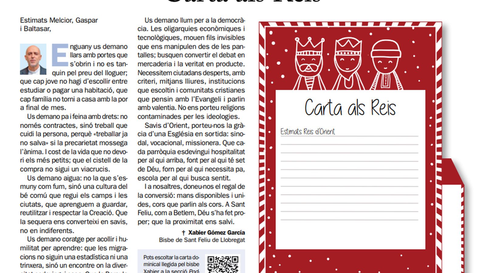 La carta a los Reyes del obispo Gómez