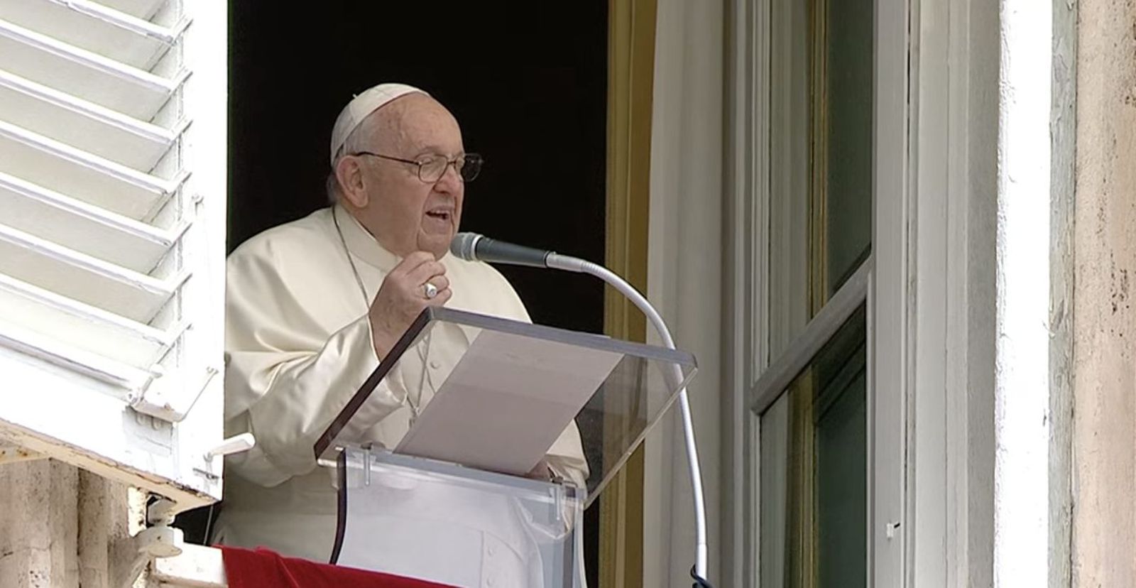 Francisco, en el Regina Coeli