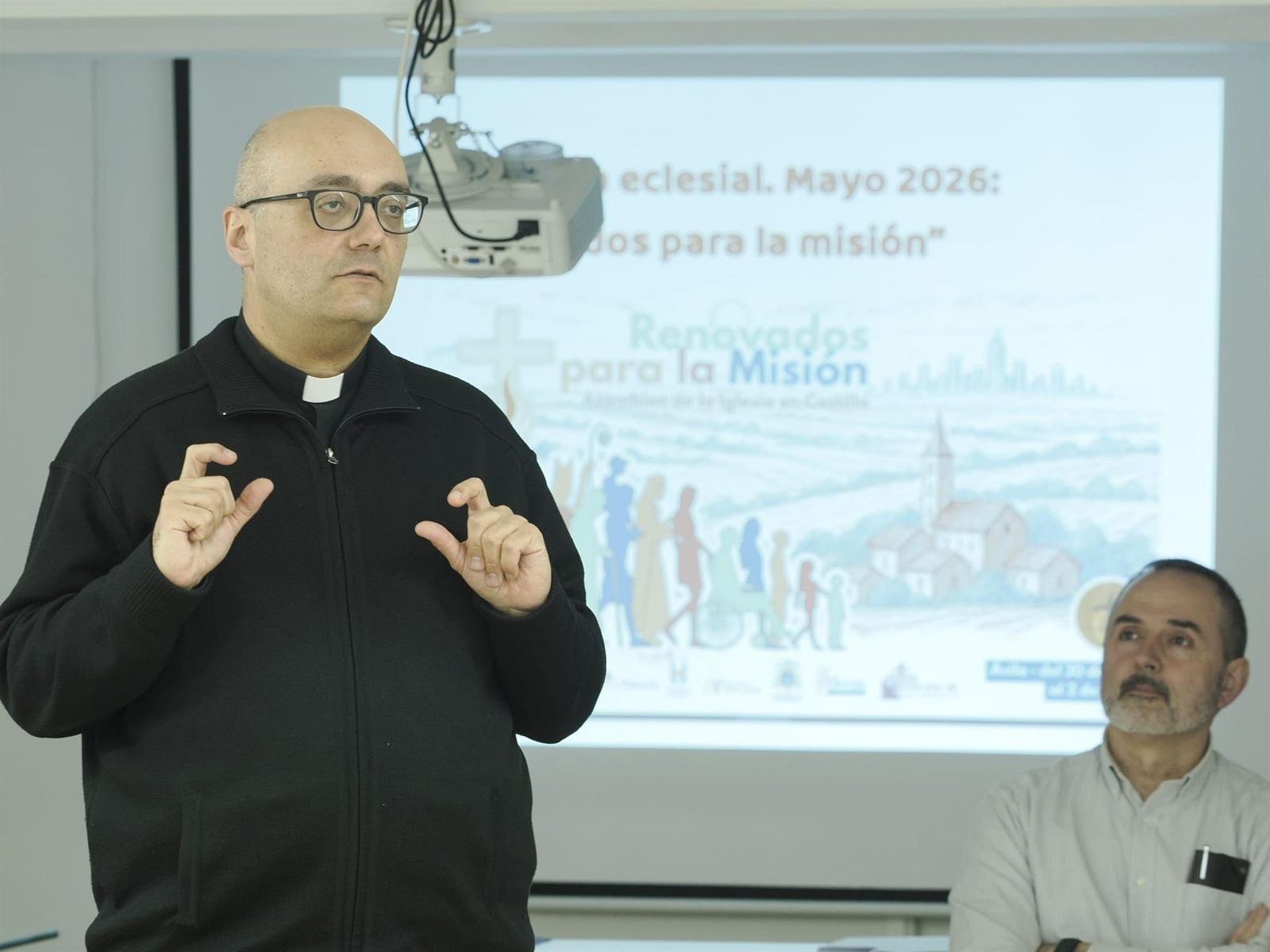 El vicario de Pastoral de la Diócesis de Ávila, Jorge Zazo