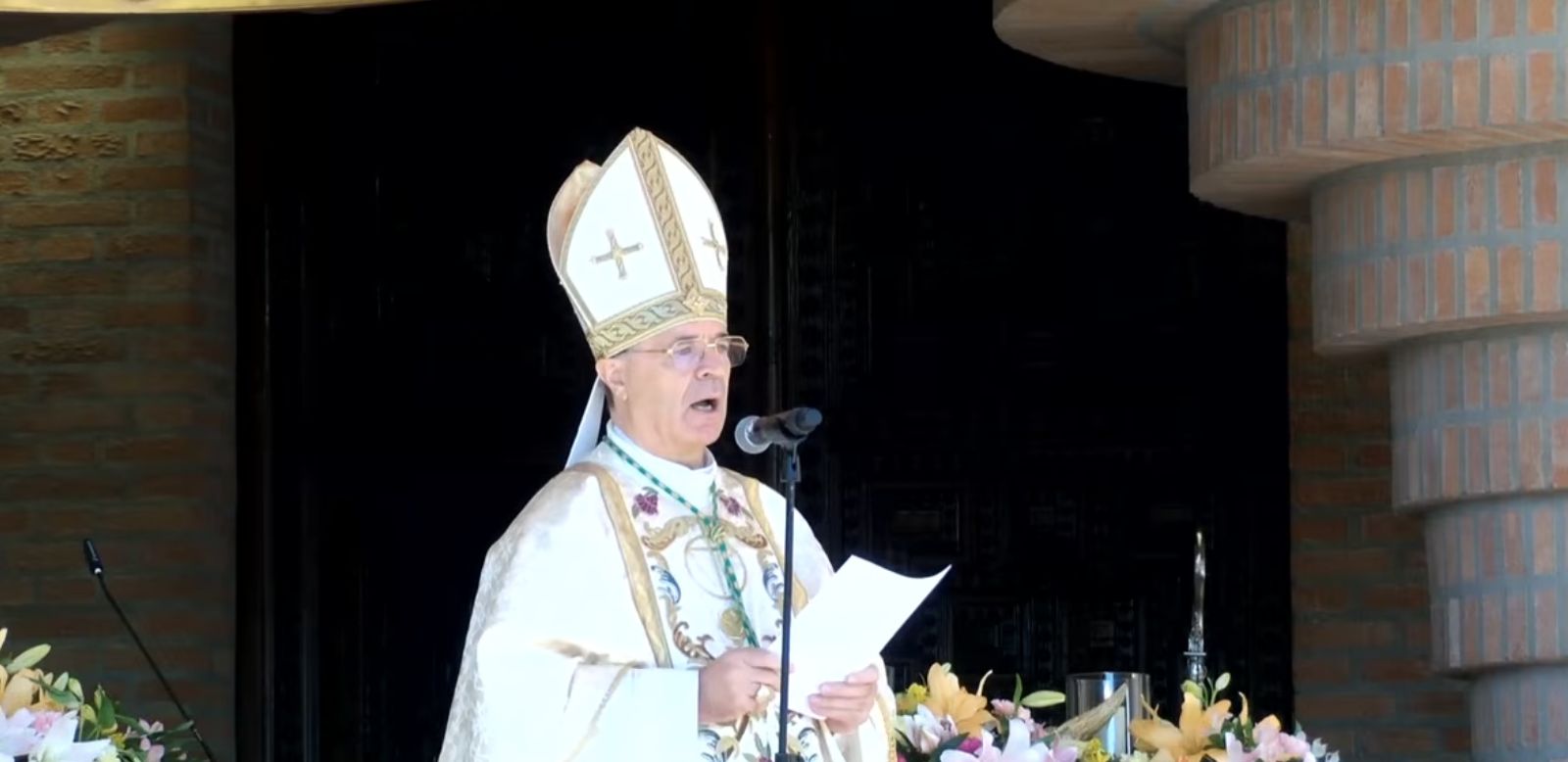 Arellano, durante su homilía