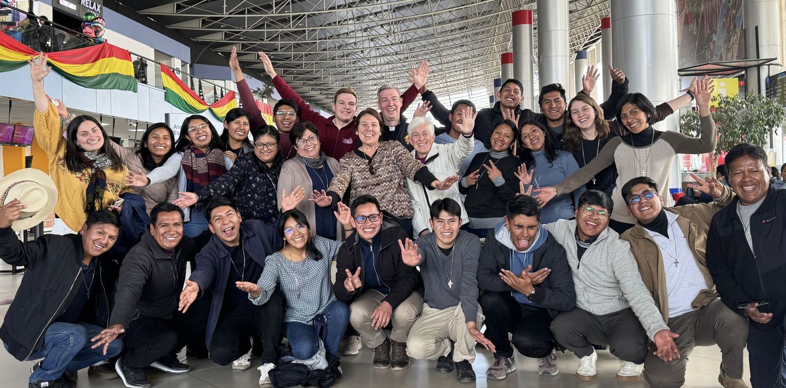 Bertomeu con el Seminario mixto ‘Cristo Pastor’ de El Alto, Bolivia