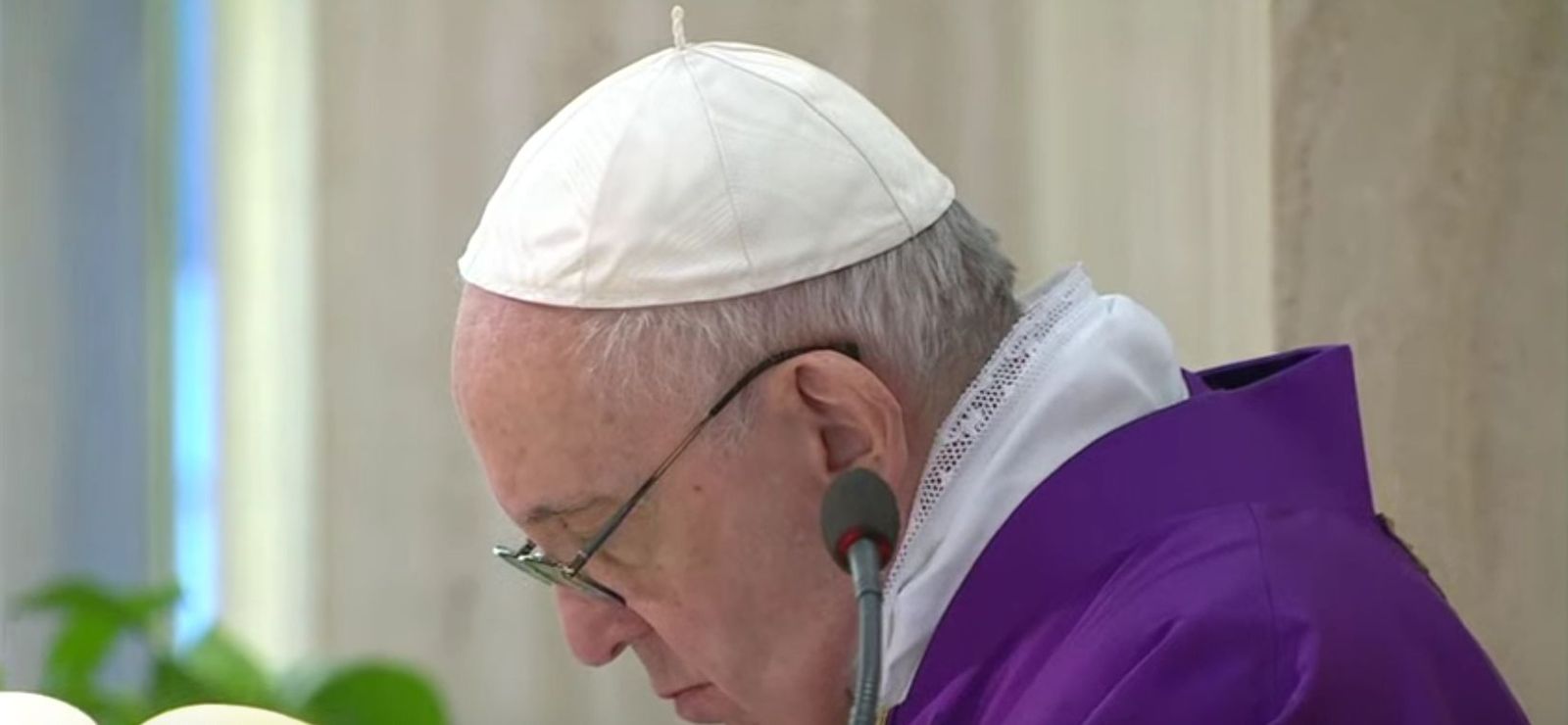 El Papa, en Santa Marta