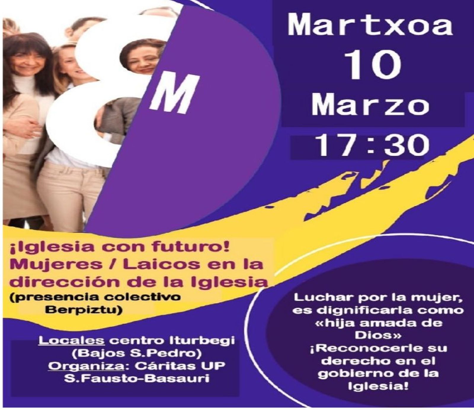 Encuentro sobre la mujer en Basauri