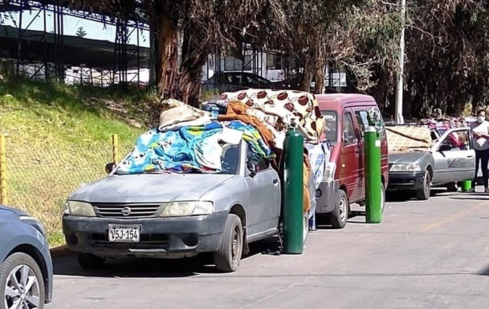 Carros con oxígeno acoplado