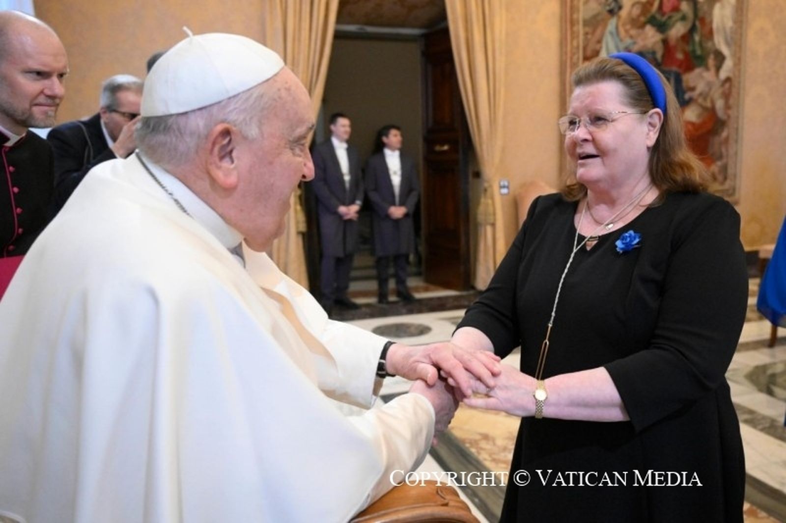 Francisco, con la Delegación Ecuménica de Finlandia