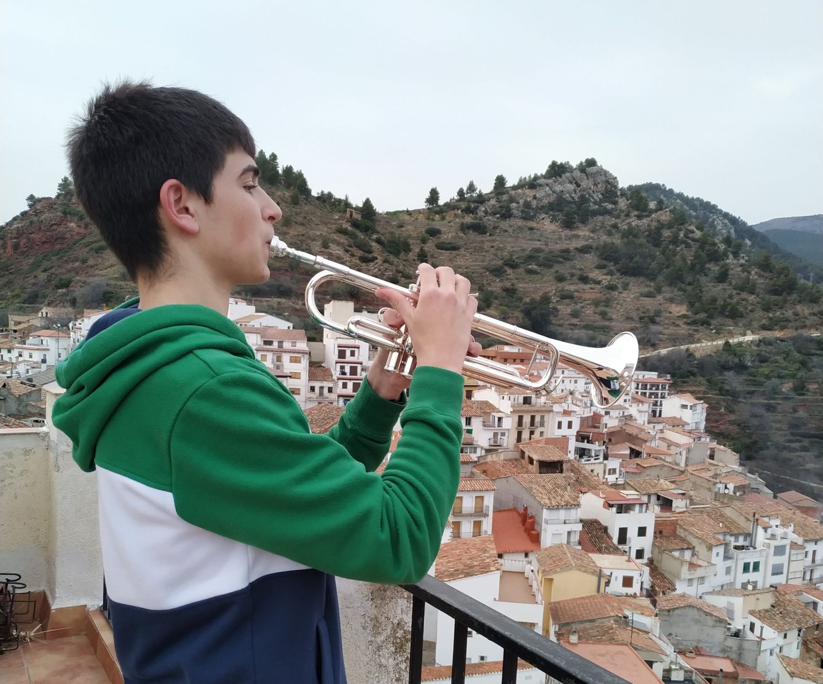 David interpretando los Gozos.