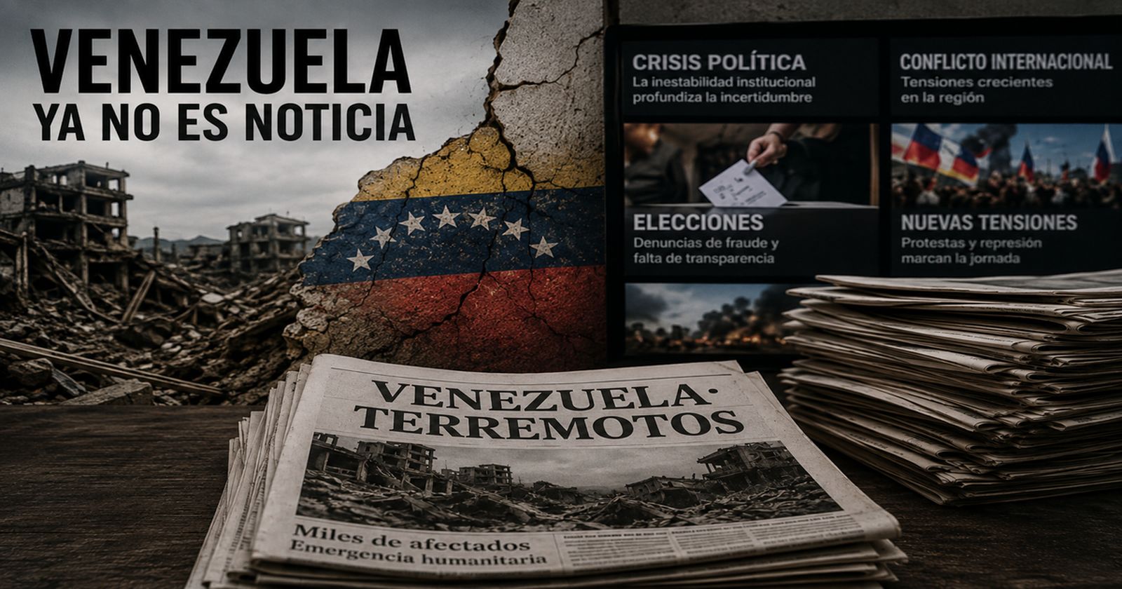 Venezuela ya no es noticia(OpenAI ChatGPT)