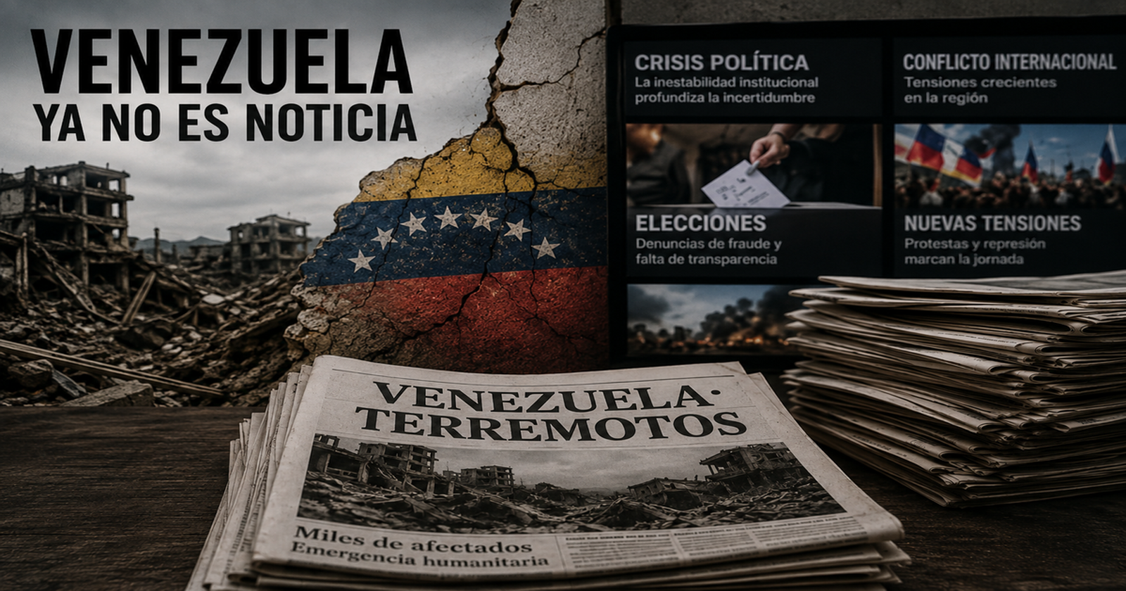 Venezuela ya no es noticia(OpenAI ChatGPT)