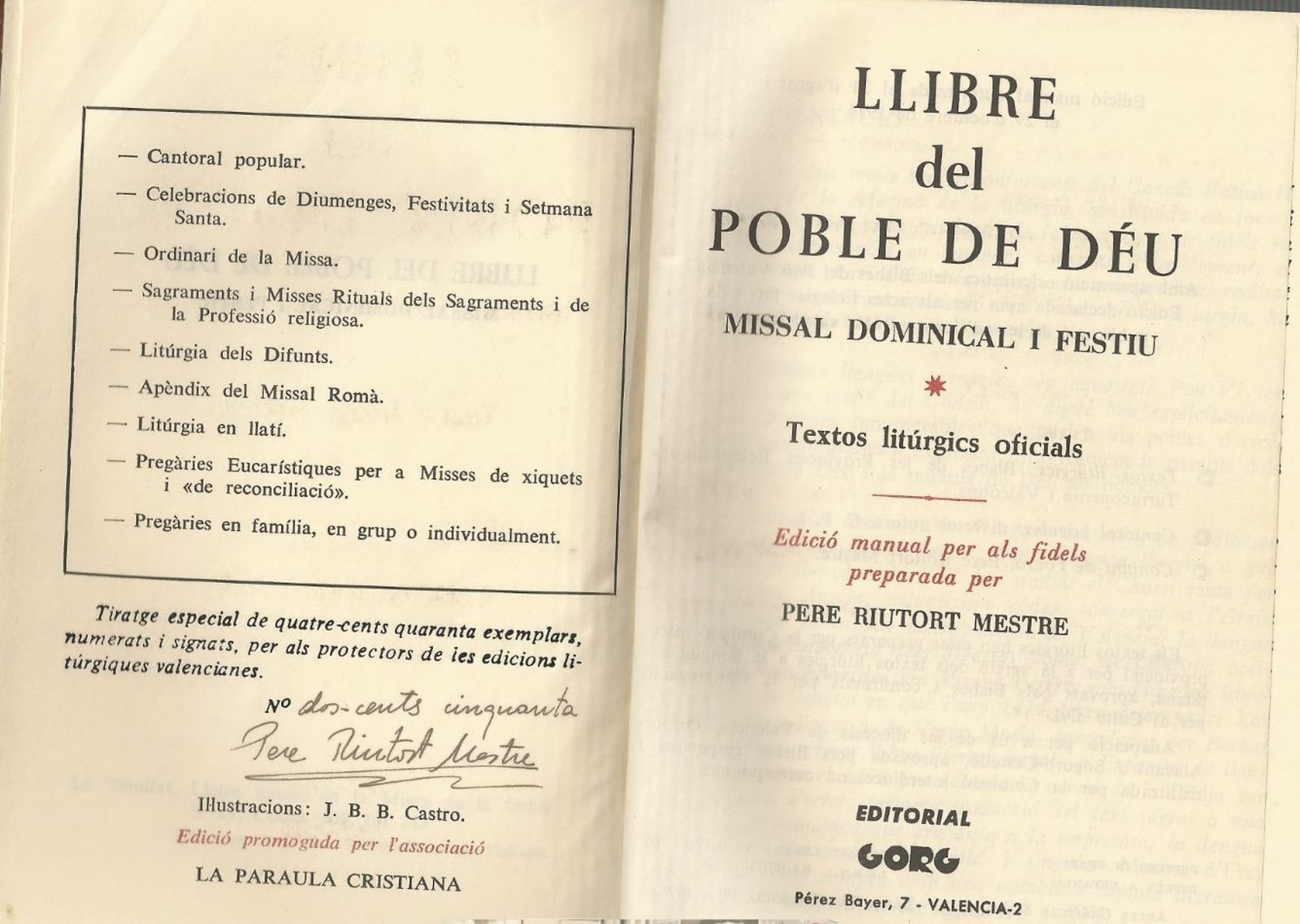 Misal en Valenciano