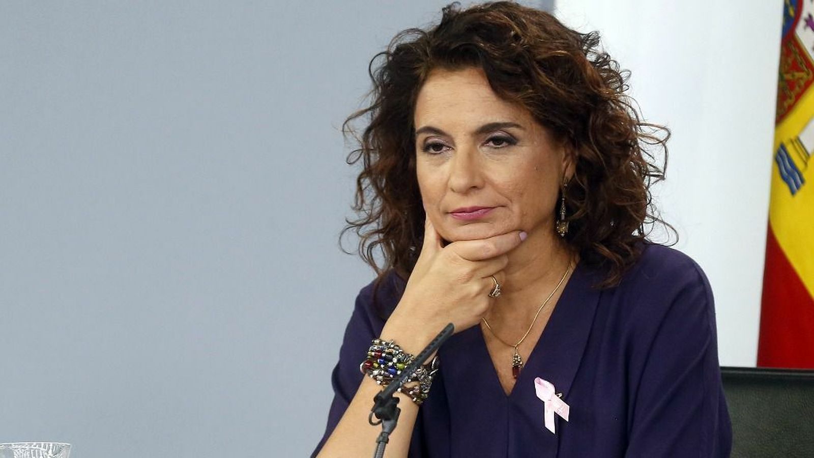 La Ministra de Hacienda en funciones, María Jesús Montero