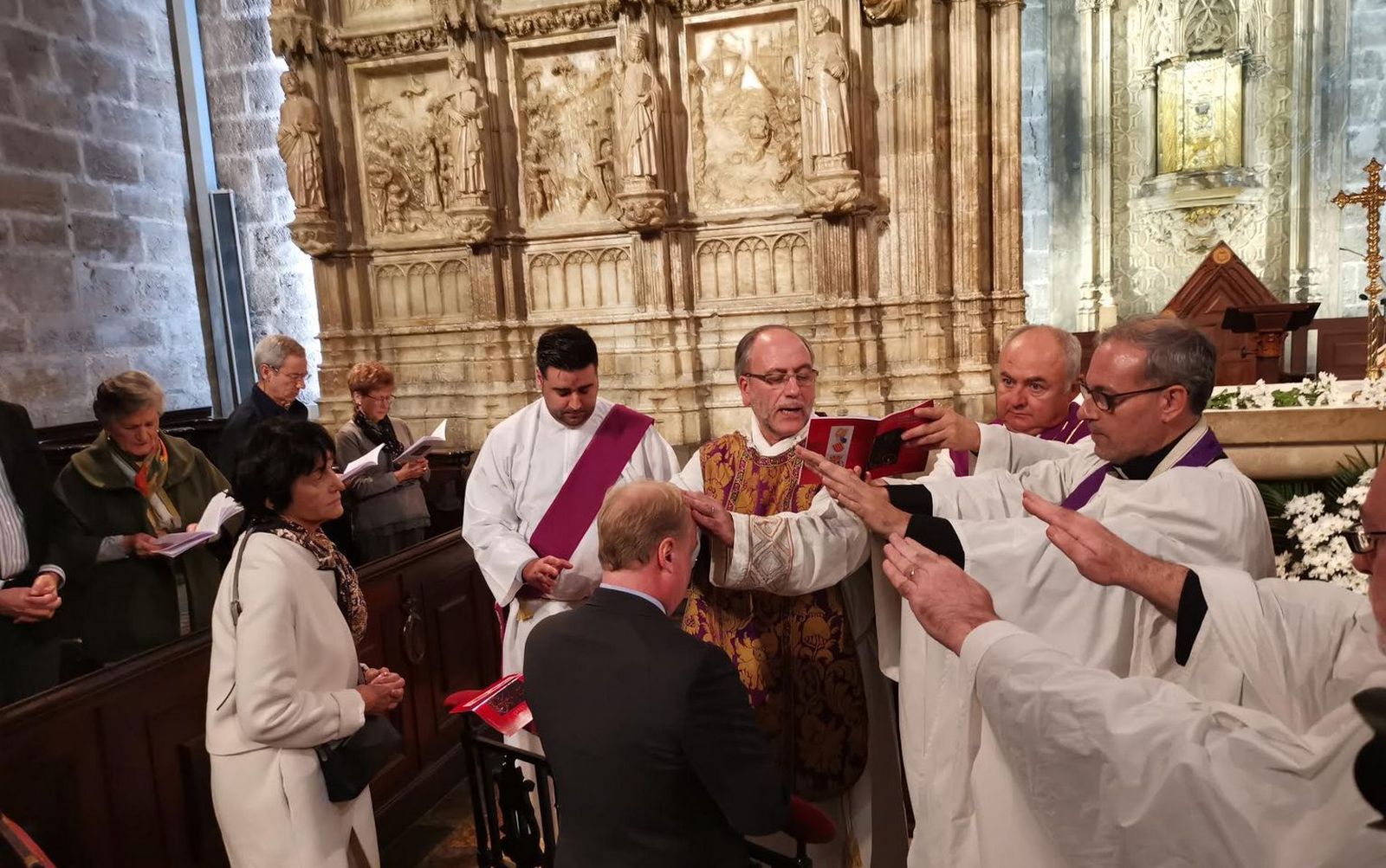 Bendición de Carlos Javier de Borbón-Parma