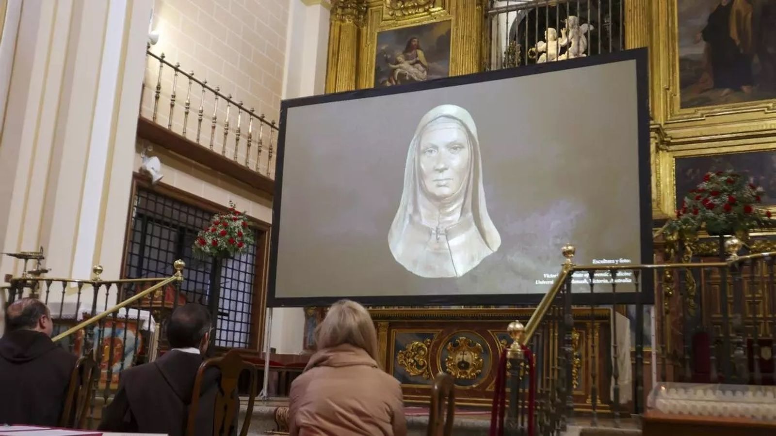 Presentación del rostro de Santa Teresa