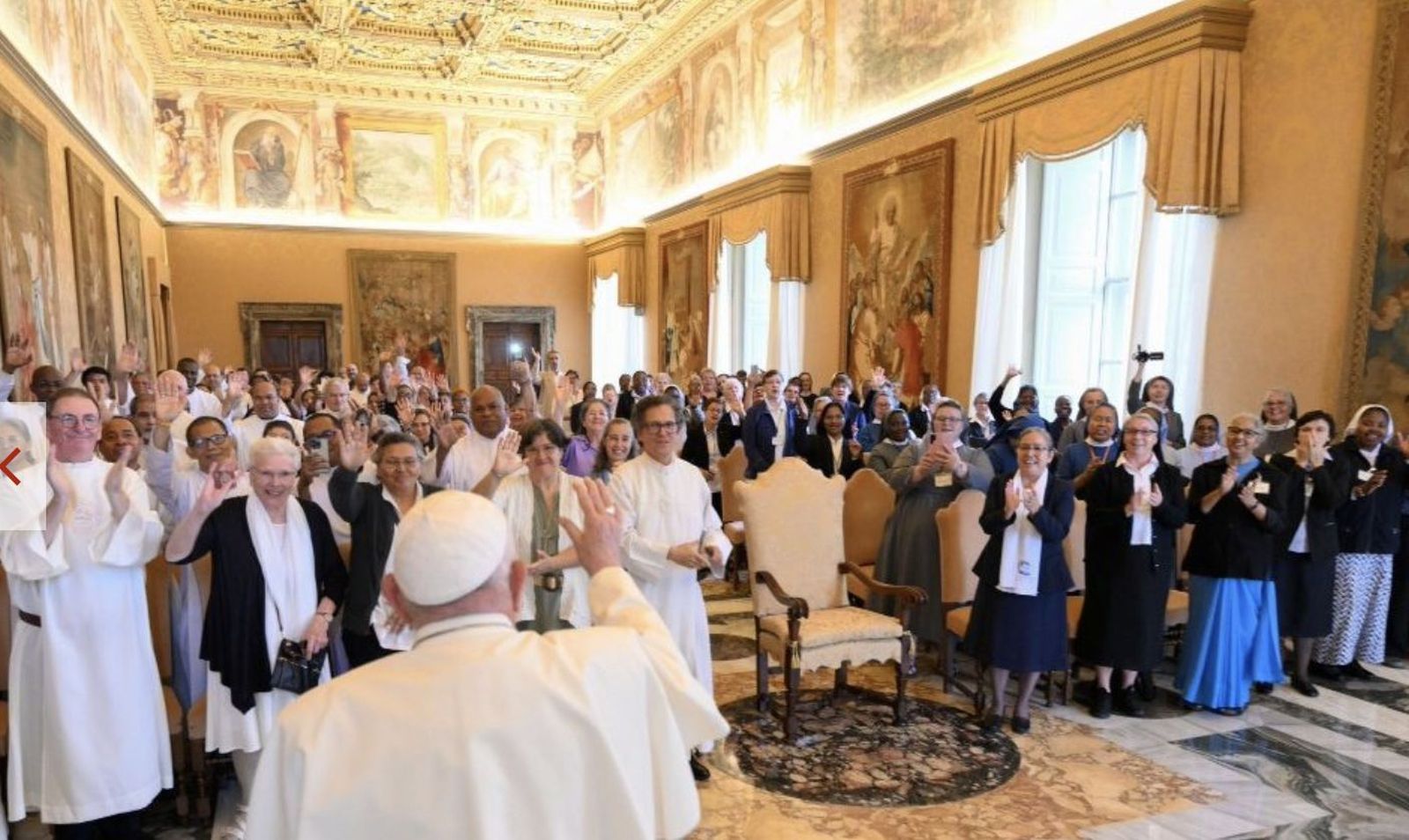 Francisco, en audiencia a varios capítulos generales