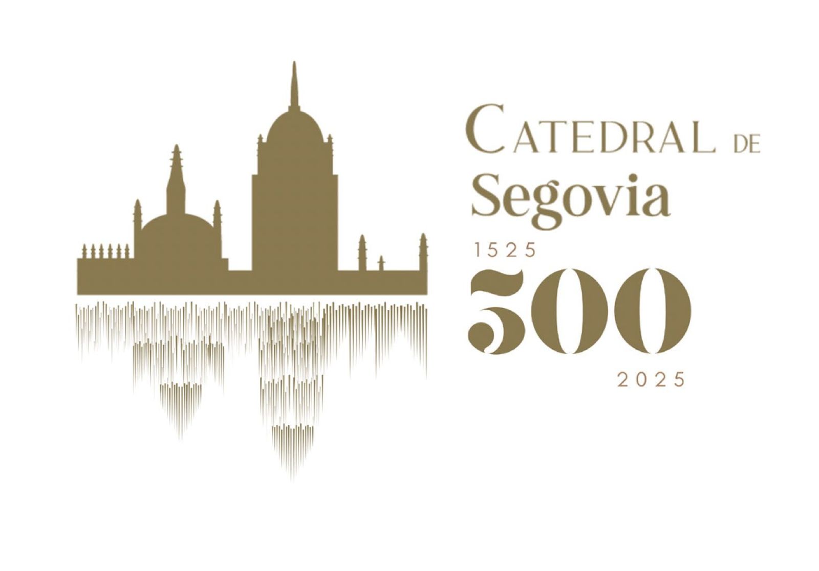 Logotipo aniversario catedral de Segovia