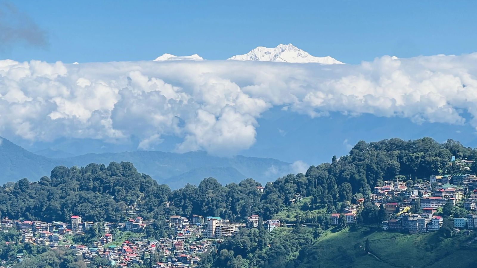 Vista de Darjeeling (India)
