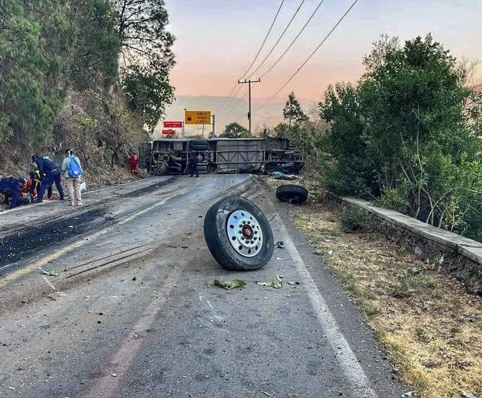 Accidente del autobús en Chalma