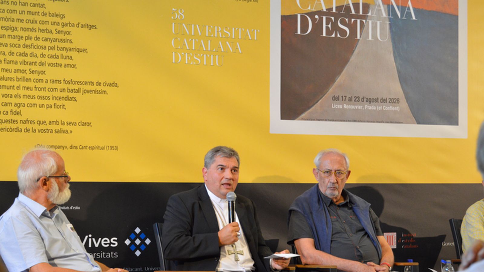 El obispo leridano defiende recuperar la lengua desde la familia y toma a Gaudí como referente de un arraigo capaz de proyectarse universalmente.
