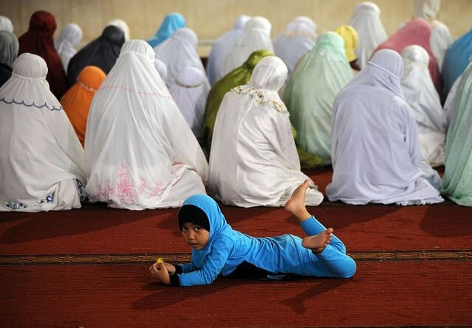 Musulmanas rezando