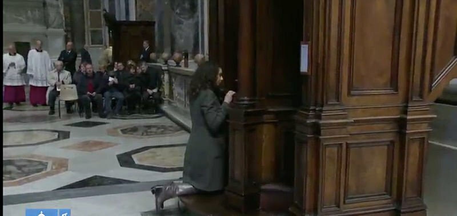 Francisco confiesa a una joven