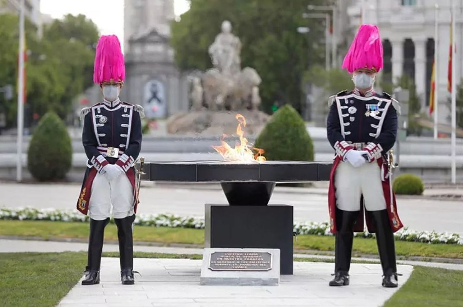 Monumento en memoria de las víctimas del Covid-19