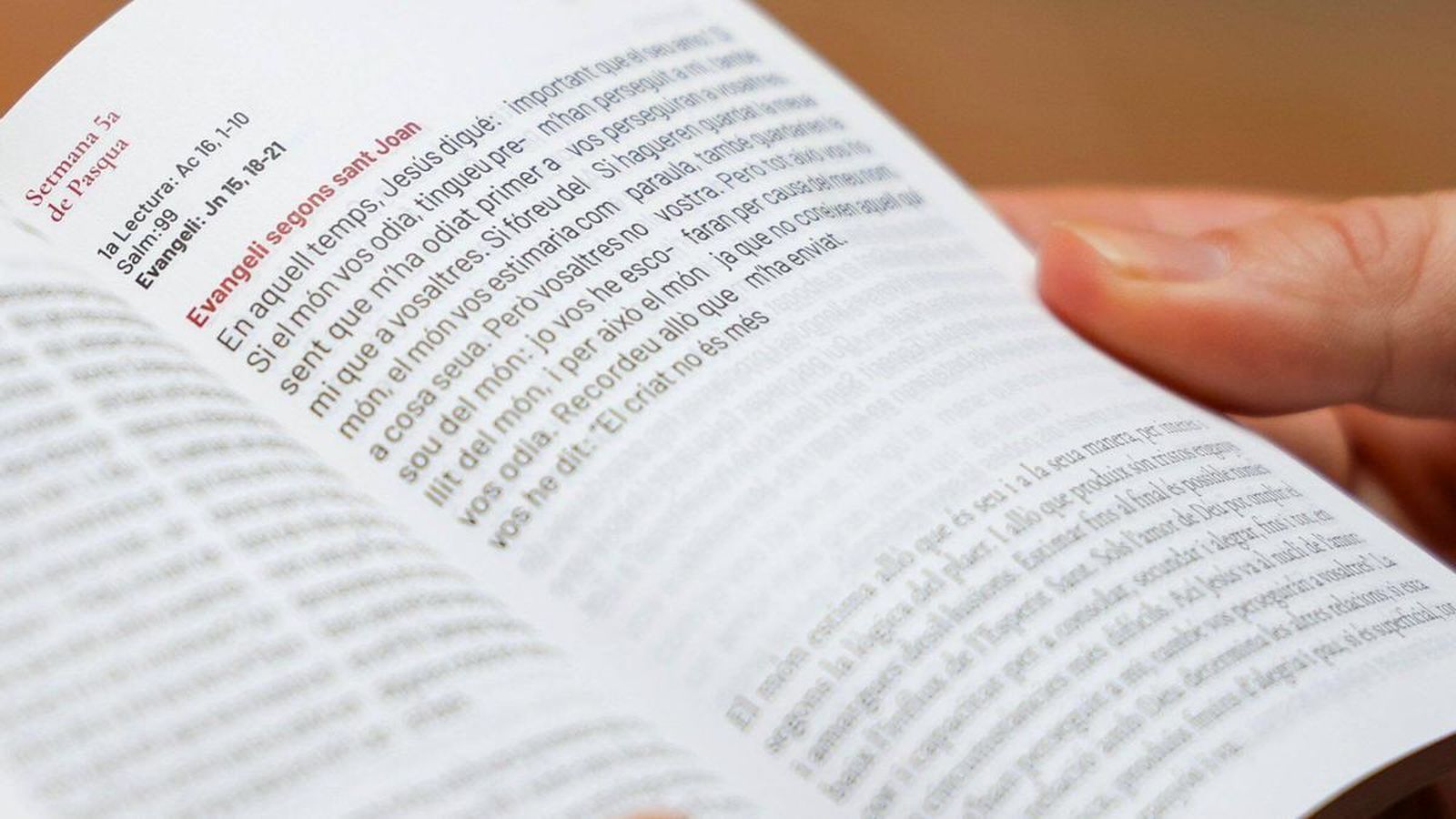 Evangelio de cada día en valenciano