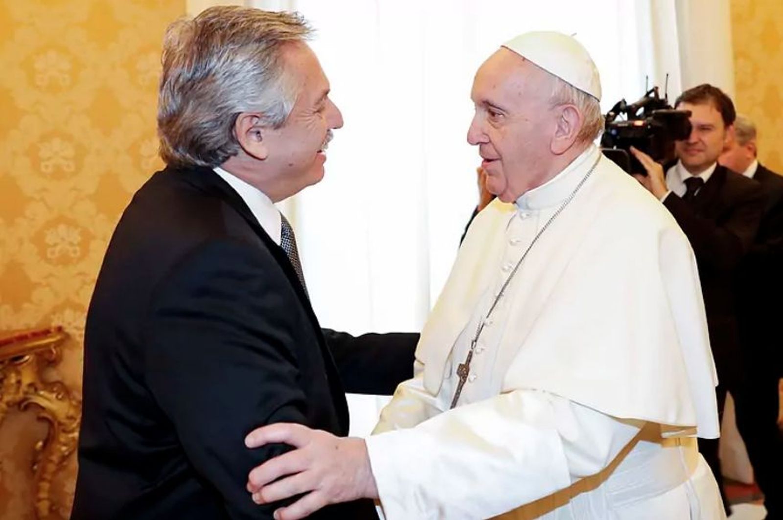 El presidente argentino, Alberto Fernández y Francisco