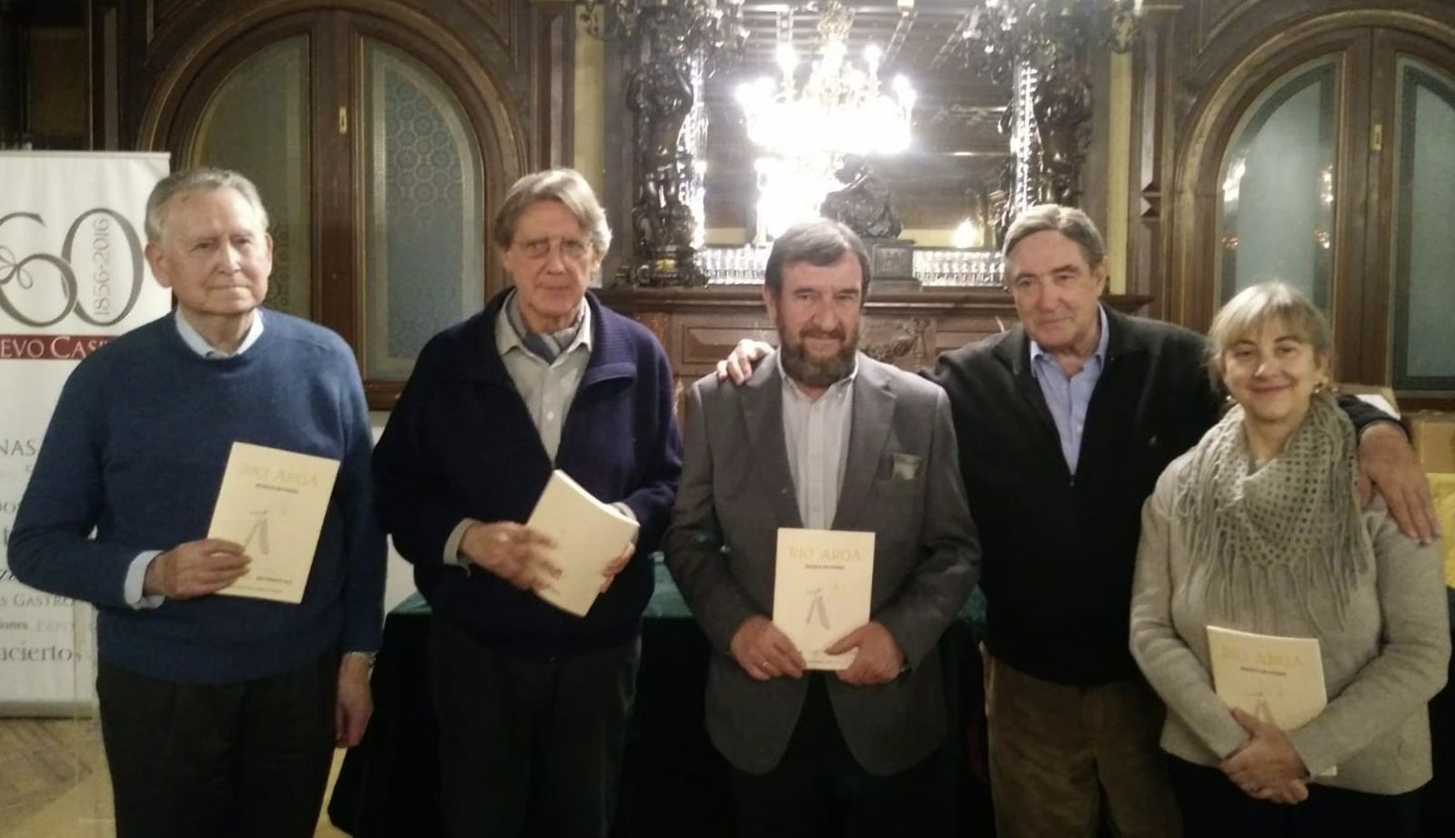 Mauleón, el primero por la izquierda