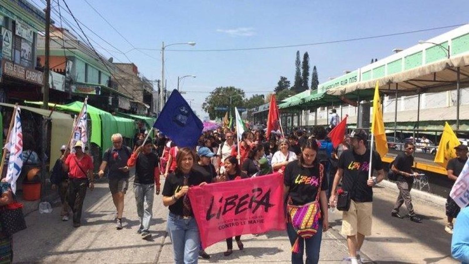 Manifestación de la red Libera