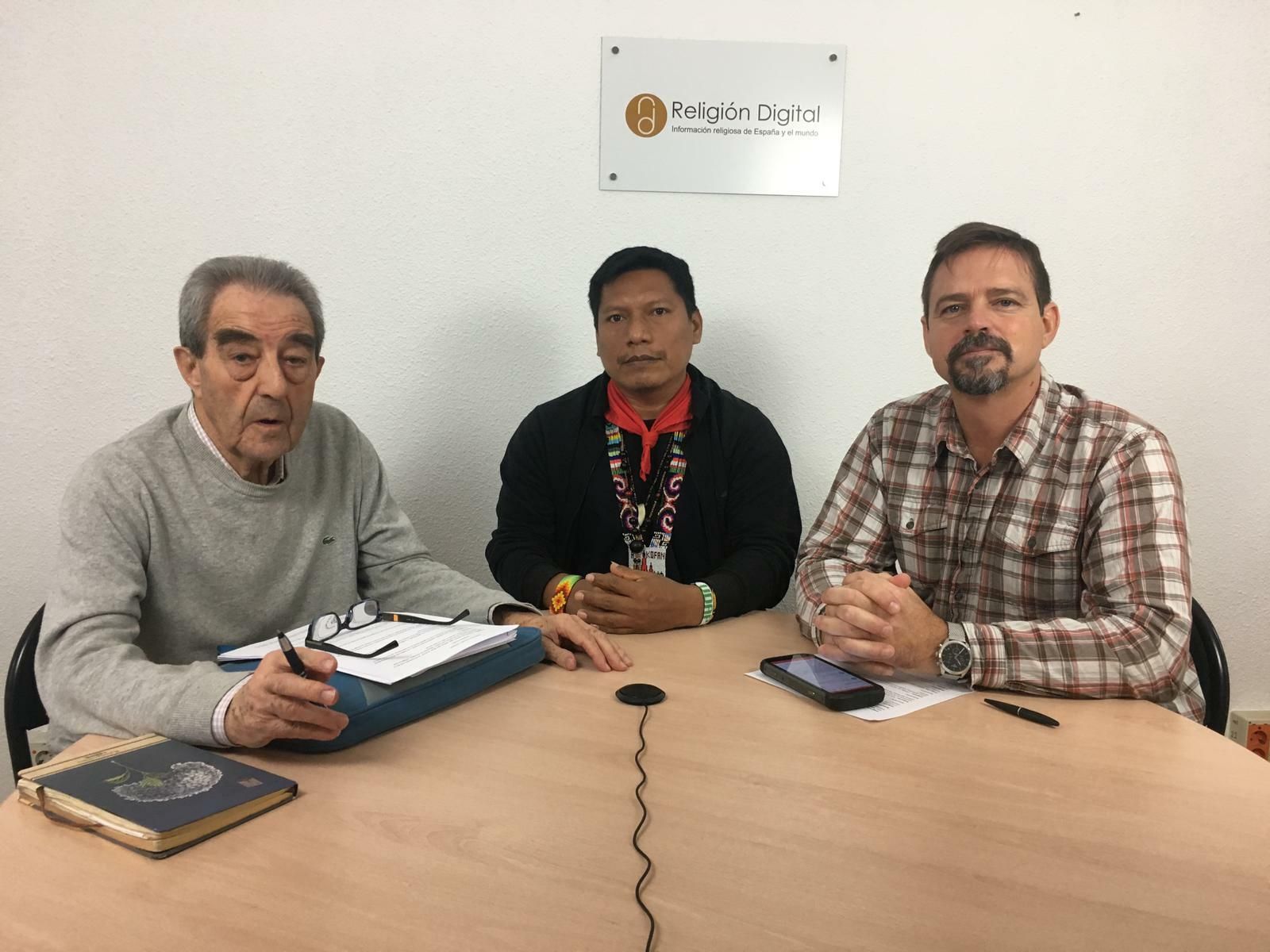 Lucitante, entre Forcano y Picón en la entrevista