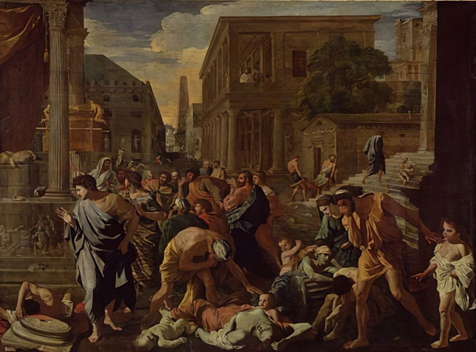 "La peste en Ashdod", por Nicolas Poussin