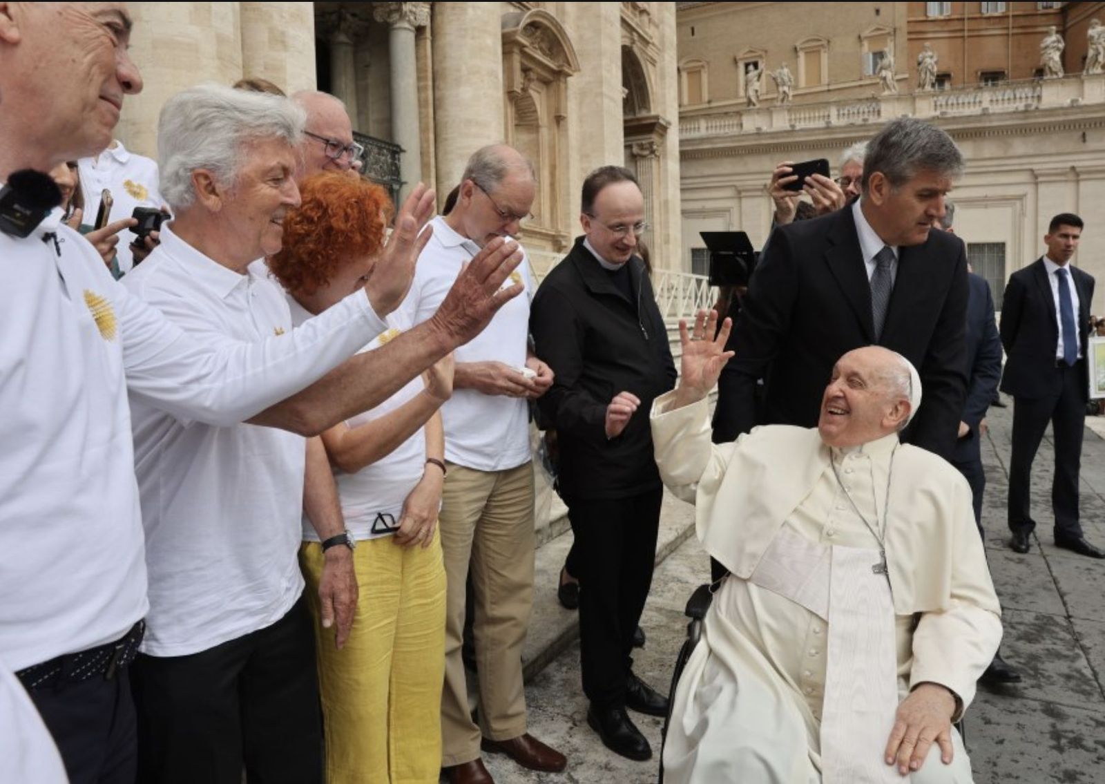 El Papa se despeide de las víctimas de abusos en Alemania recibidos tras la audiencia general