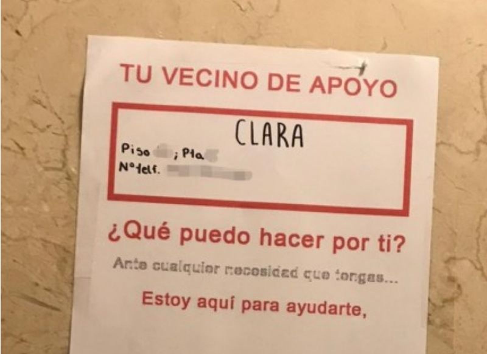 Solidaridada ante el coronavirus