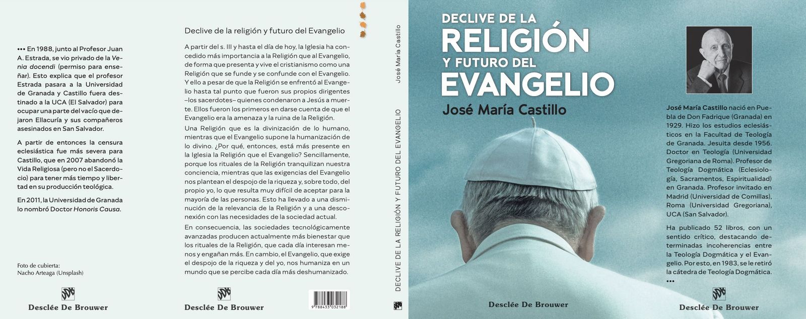 Portada y solapa del último libro de Castillo