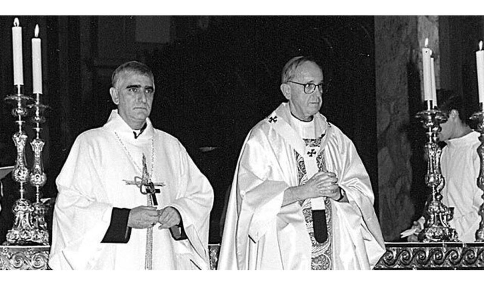 Monseñor Lozano y Jorge María Bergoglio