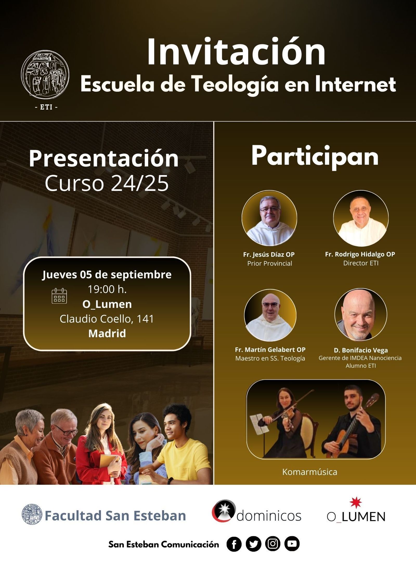 Presentación del nuevo curso en la ETI