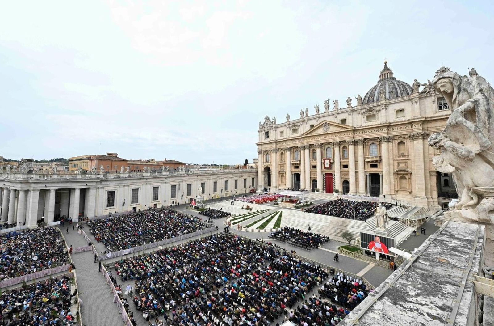 Misa del Domingo de Ramos en la Plaza de San Pedro, 13 de abril de 2025