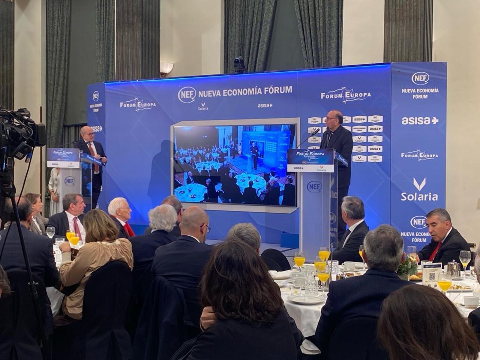 Juan José Omella, en el Nueva Economía Fórum