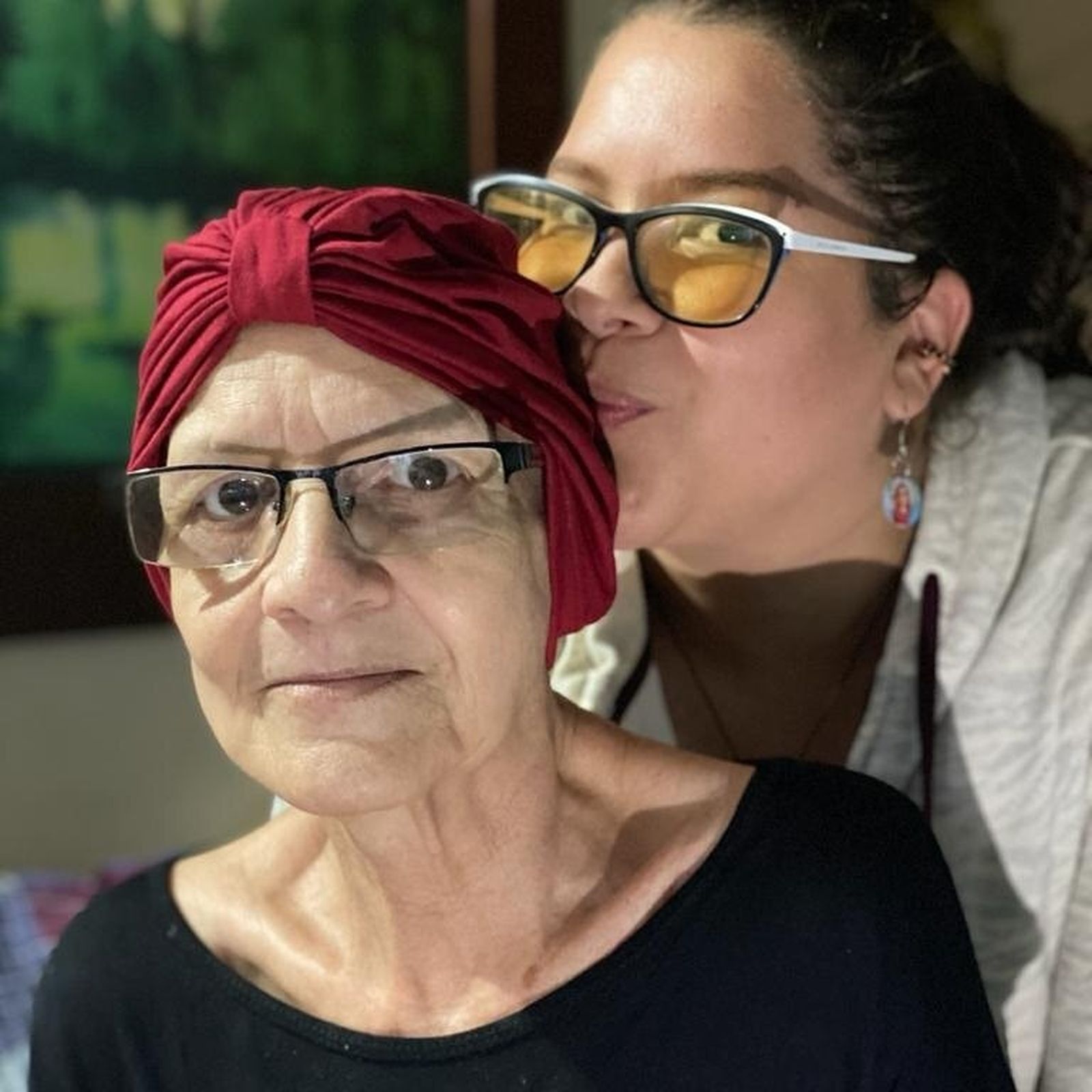 Amparo con su hija Alejandra