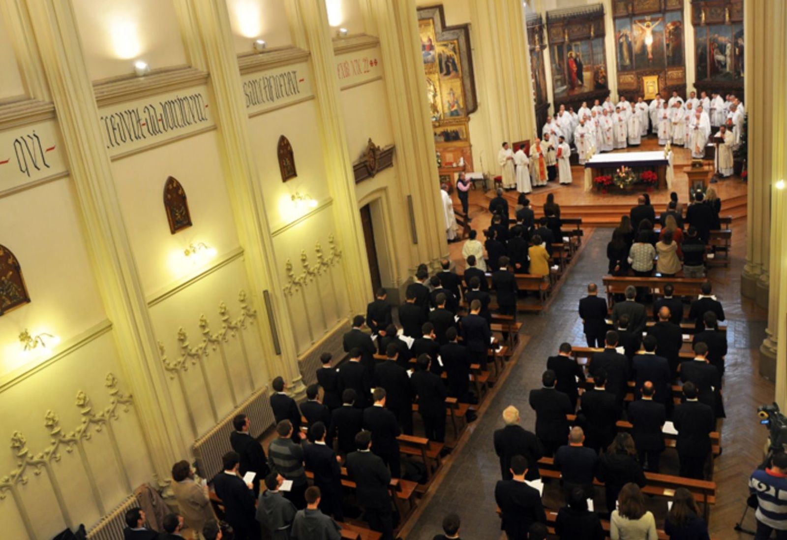 Fiesta de San Dámaso en el seminario de Madrid