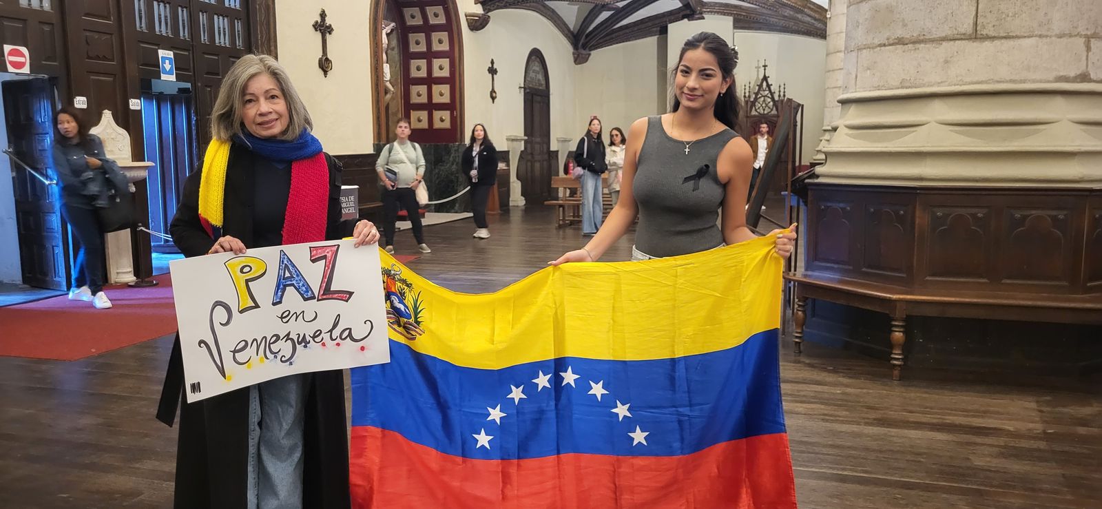 Mons. Elizalde: “iniciativa audaz y valiente de denuncia en un lugar público y significativo como es la iglesia de la Virgen Blanca”