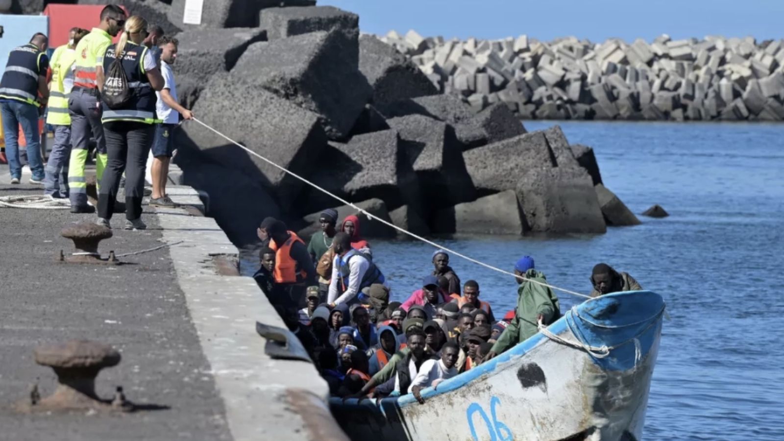 Em,igrantes en El Hierro
