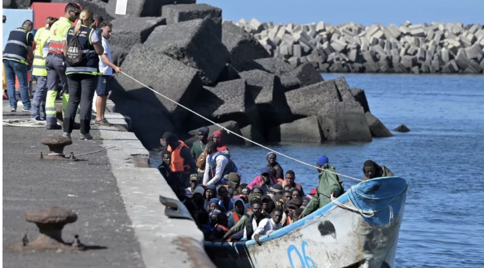 Em,igrantes en El Hierro