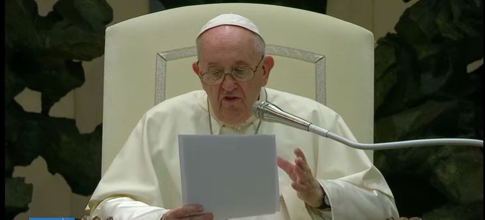 Intervención del Papa Francisco