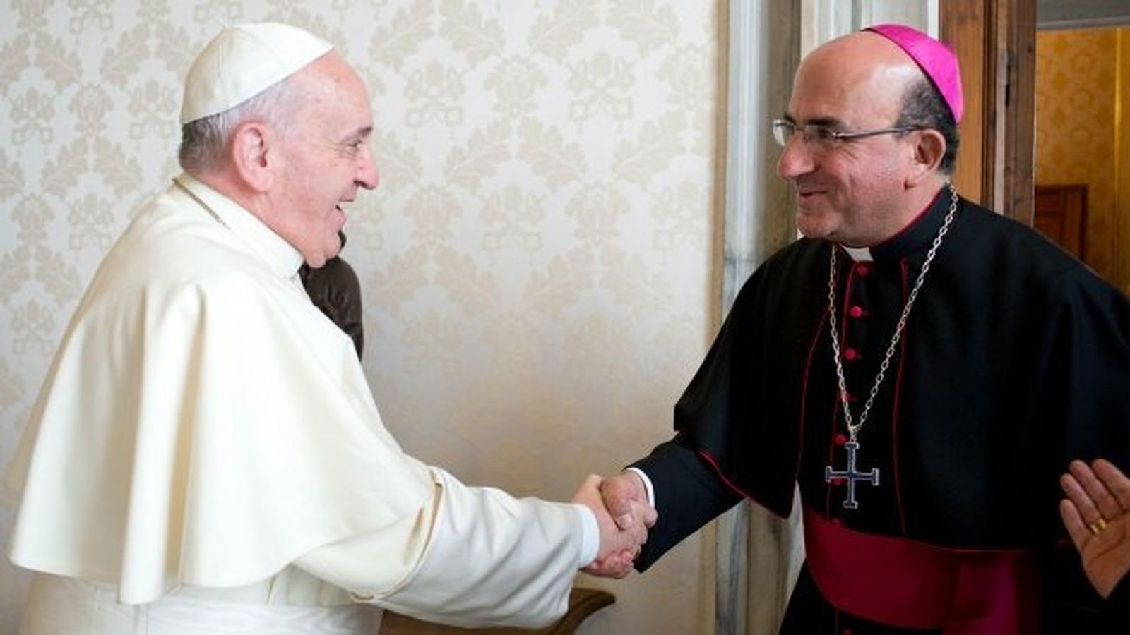 El Papa, con Chomali