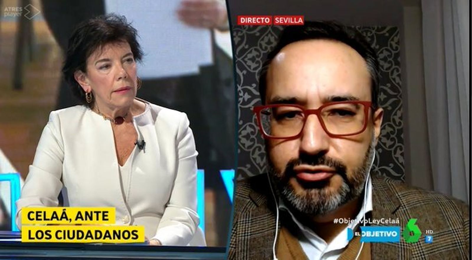 Tenso debate entre Celaá y el portavoz de Más Plurales