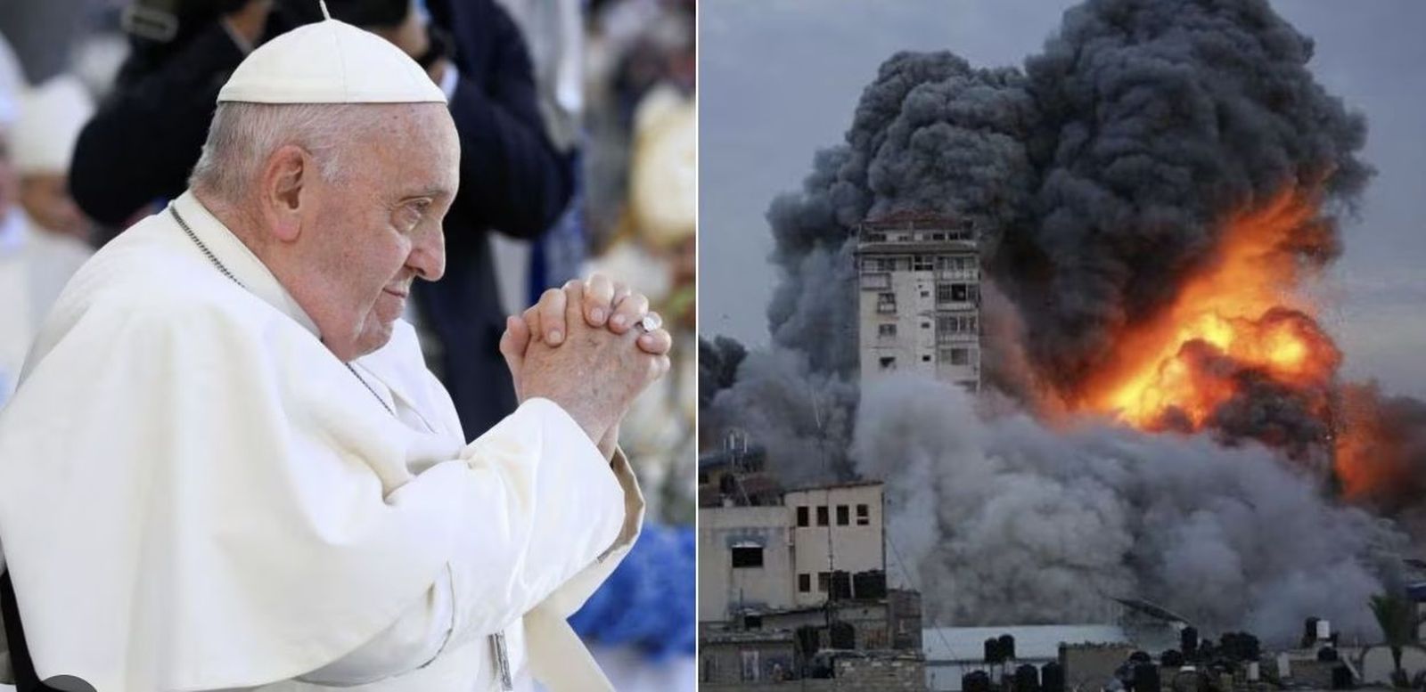 El Papa clama por la paz en Gaza