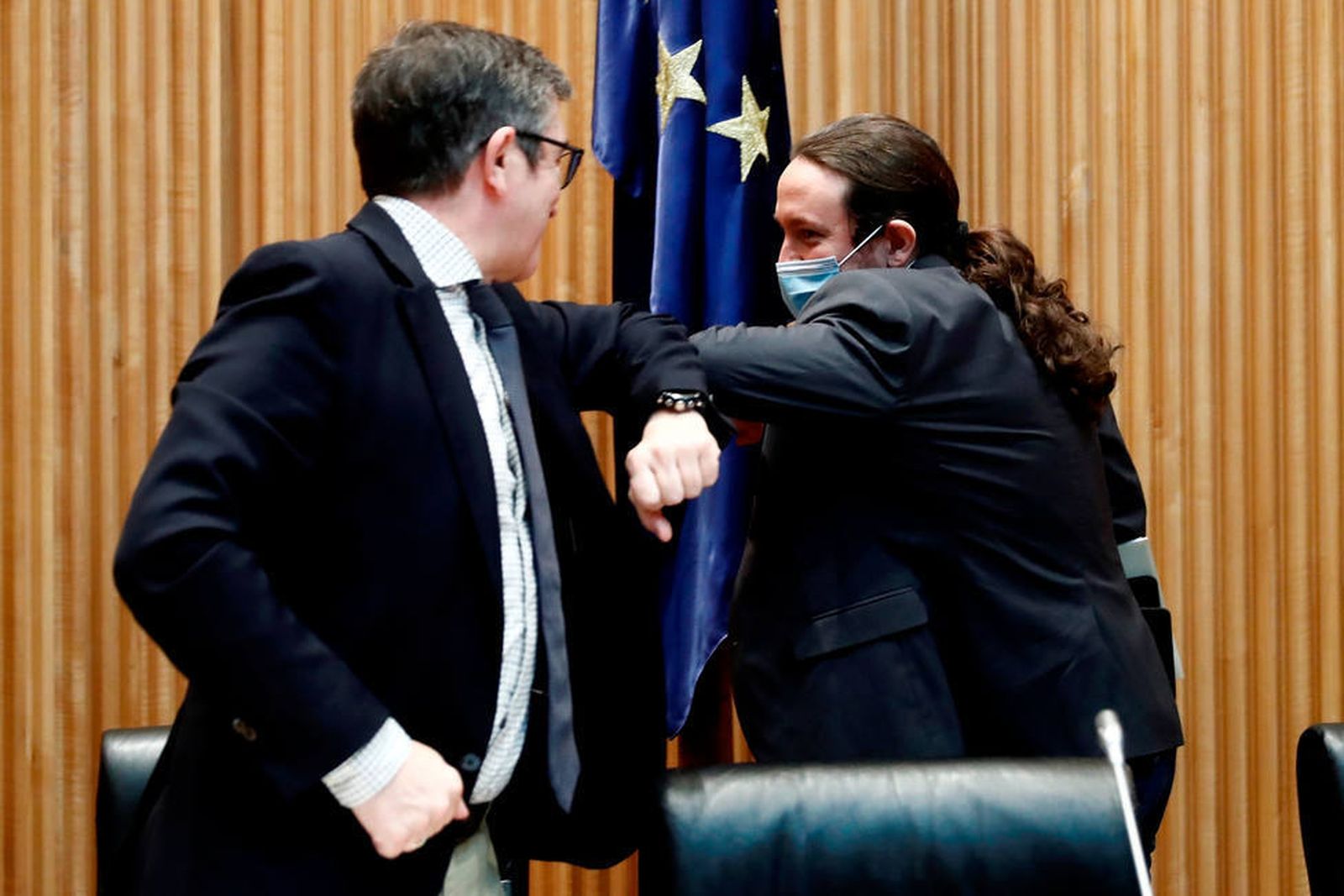 Patxi López y Pablo Iglesias