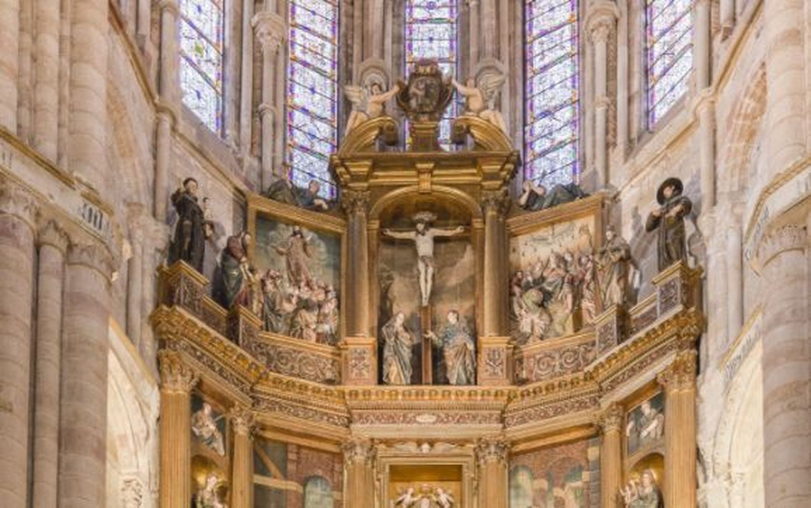 Retablo en la catedral de Sigüenza